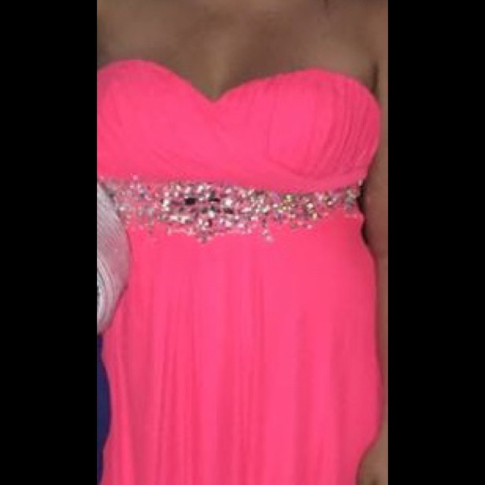 Orange/ salmon colored prom dress! Size 15/16